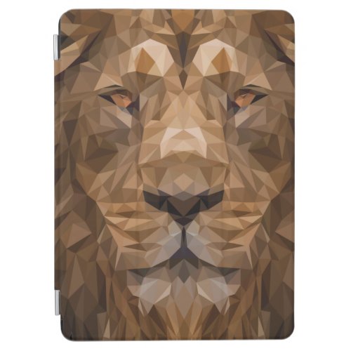 Geometric Lion Portrait iPad Air Cover