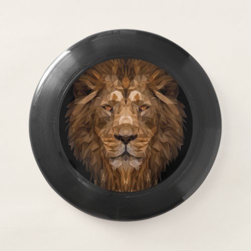 Geometric Lion Portrait Wham_O Frisbee