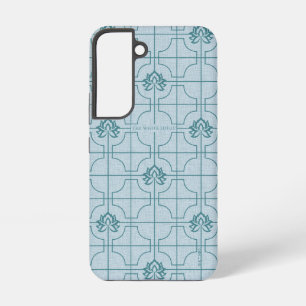 Geometric Lotus Grid Pattern - The White Lotus Samsung Galaxy S22 Case