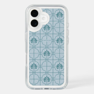 Geometric Lotus Grid Pattern - The White Lotus iPhone 16 Case