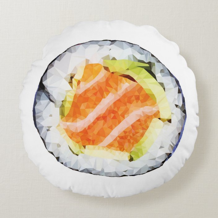 salmon sushi pillow