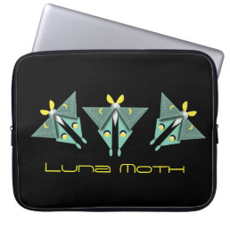 Geometric Luna Moth     Laptop Sleeve