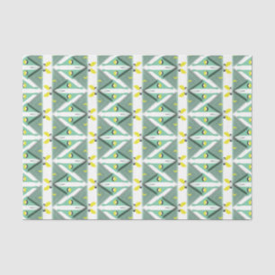 Geometric Luna Moth Tissue Paper