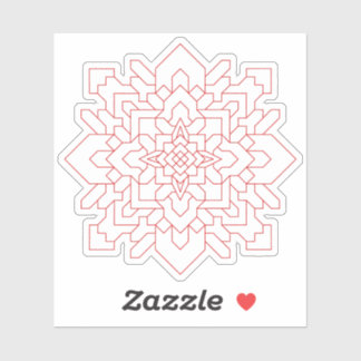 Geometric Mandala #1 Sticker