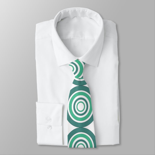 Geometric Mandala Geometric Pattern   Neck Tie (Tied)