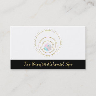 *~*  Geometric Mandala  Gold Sacred Geometry Boho Business Card