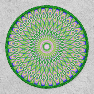 Geometric Mandala Patch