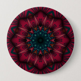 Geometric Mandala Pinback Button