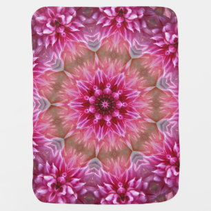 Geometric Mandala Pink Flower Pattern-67545 Baby Blanket