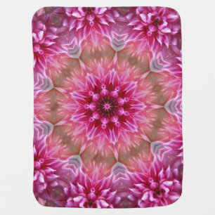 Geometric Mandala Pink Flower Pattern-67545 Baby Blanket