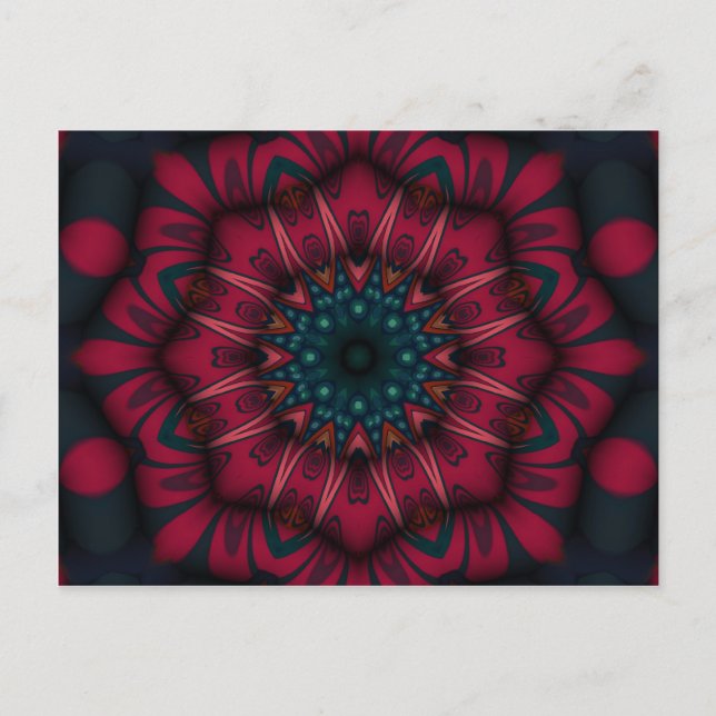 Geometric Mandala Postcard (Front)