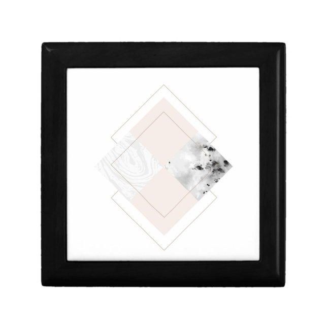 Geometric Marble Design Gift Box (Front)