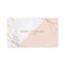 Geometric Marble Gold Light Pink Business Card