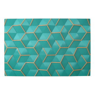 geometric metal print