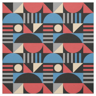 Geometric Mid Century Modern Pattern Fabric