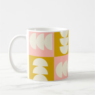 Geometric Mid-Century Modern Retro Pattern Coffee Mug