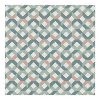 Geometric Minimal Wall Art - Textile Inspired