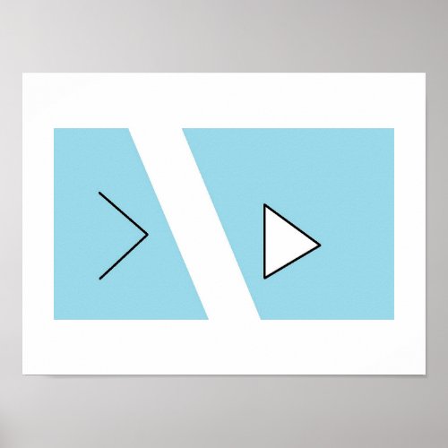 Geometric Minimalist Art for your Wall Poster