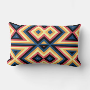 Geometric mirror lumbar pillow
