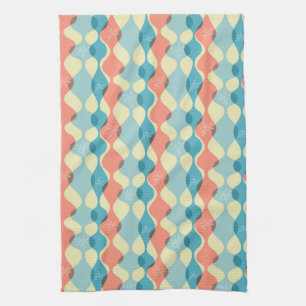 Geometric, Mod, Retro, Mid Century Modern dish Kitchen Towel