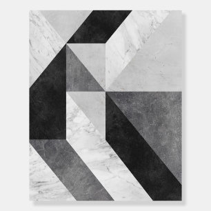 Geometric Modern Art Reversible Art Board