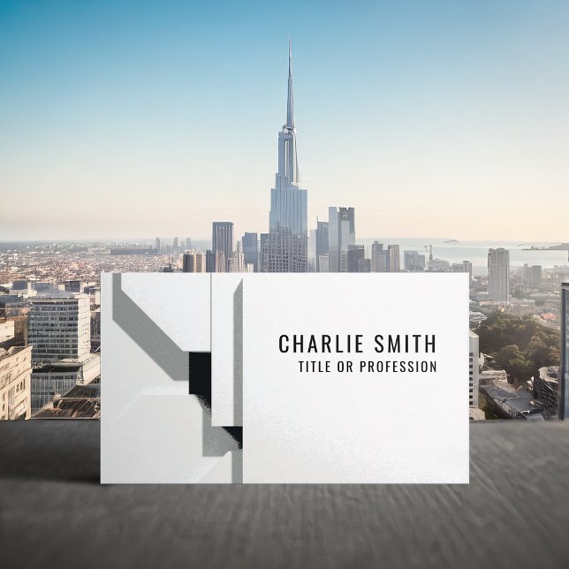 Geometric Modern Simple Elegant Business Card (Creator Uploaded)