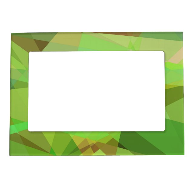 Geometric Mosaic Abstract #27 Magnetic Picture Frame (Front)