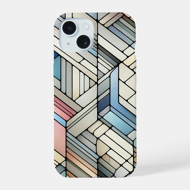 Geometric Mosaic Iphone Case (Back)