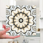 Geometric Mosaic Nature Inspired Ceramic Tile<br><div class="desc">Ceramic tile featuring a geometric abstract design based on original animal skin prints. A beautiful nature inspired design resembling a mosaic. The image is large enough for both the small or large size tile and will fit nicely in a kitchen or bathroom.</div>