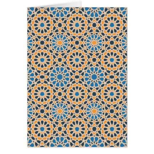Geometric Mosaic Pattern Cards (Front)
