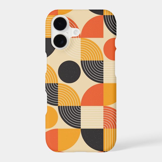 Geometric Mosaic Pattern Iphone Case (Back)