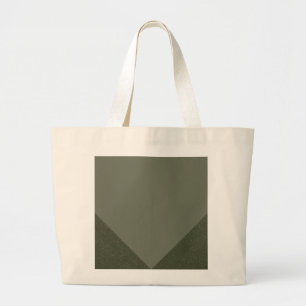 Geometric Moss Green Tote Bag