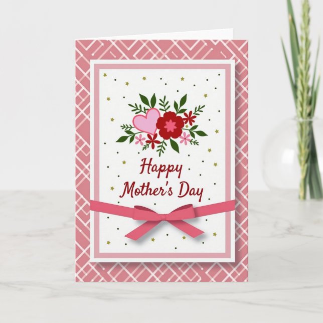 Geometric Mothers Day Card (Front)