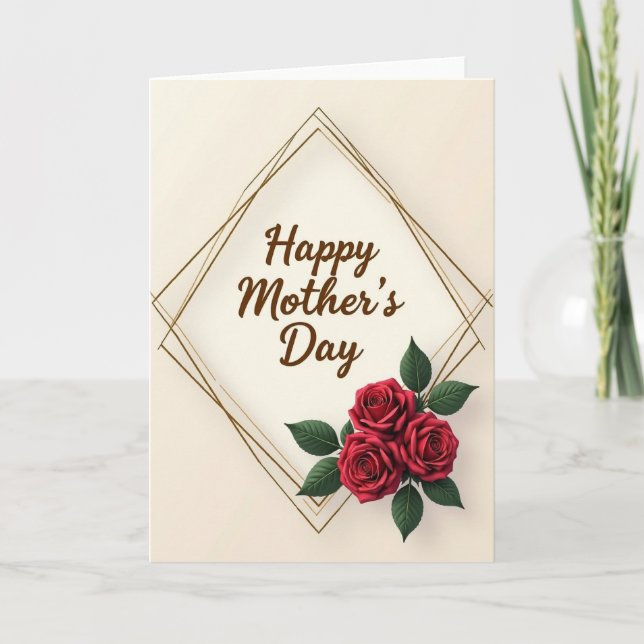 Geometric Mothers Love Gift Card (Front)
