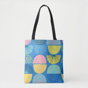 Geometric Nordic: Modern Abstract Background. Tote Bag