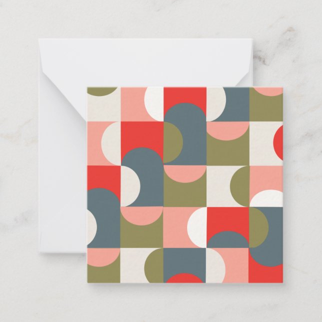 Geometric Note card (Front)