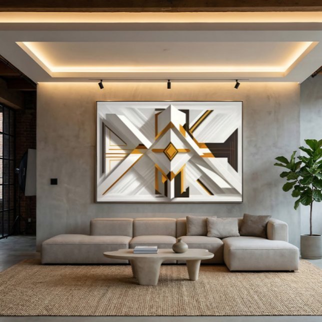 Geometric Opulence Canvas Print (Creator Uploaded)