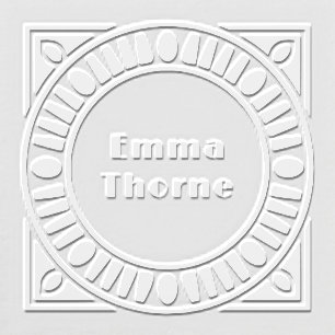 Geometric Oval Rectangle Embosser