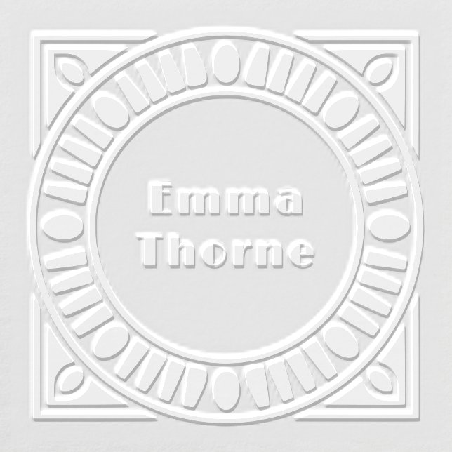 Geometric Oval Rectangle Embosser (Design)