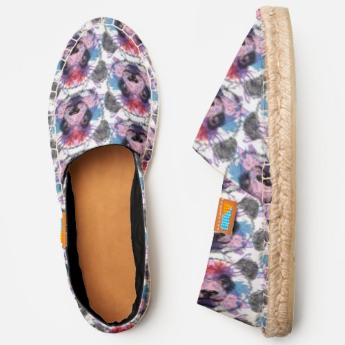 Geometric Panda Bear Espadrilles