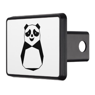 Geometric Panda Hitch Cover