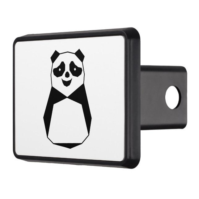 Geometric Panda Hitch Cover (Left)