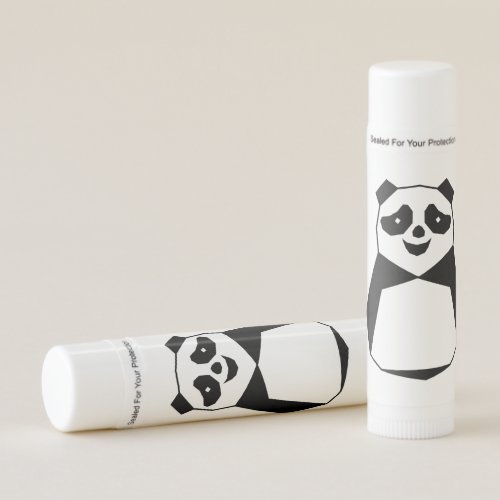 Geometric Panda Lip Balm