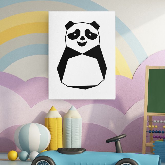Geometric Panda Photo Print (Creator Uploaded)