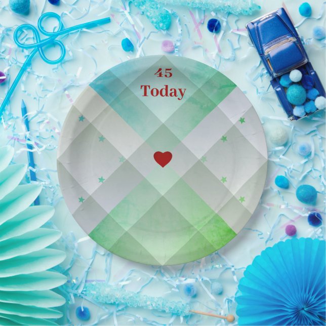 geometric paper plates (Party)