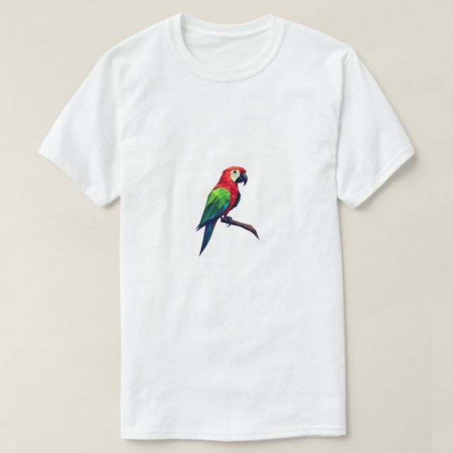 Geometric parrot T-Shirt (Design Front)
