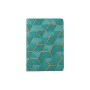 geometric passport holder