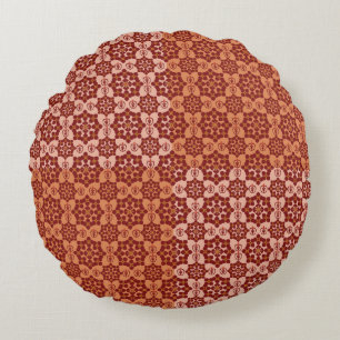 Geometric Patchwork Throw Pillow – Modern Purple C