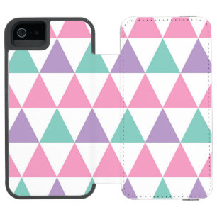 Geometric Pattern 12 iPhone SE/5/5s Wallet Case