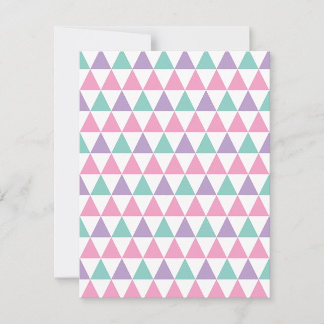 Geometric Pattern 12 Note Card (Front)
